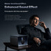 Three-way speakers, Dolby sound, shocking sound quality.