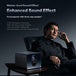 Three-way speakers, Dolby sound, shocking sound quality.
