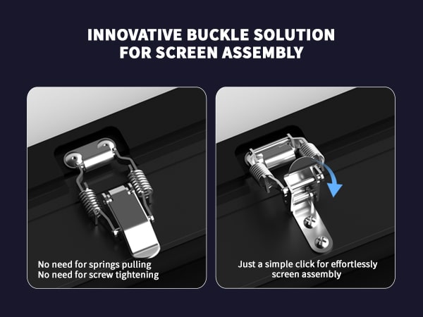 2024 wupro cinema peacock series Evo fresnel ALR fixed frame Screen Folding mounting solution display (more stable, durable, fast)2