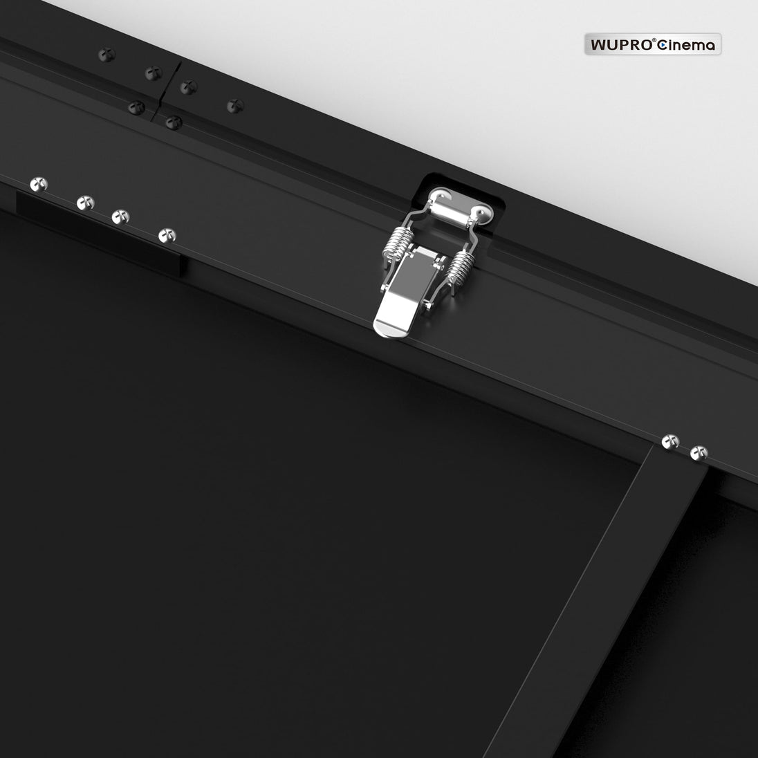 WUPRO Cinema Peacock Evo Fresnel Ultra-Contrast ALR Tri-Chroma Laser Fixed Frame Projector Screen – Exclusive Foldable Design for Easier Installation2