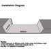 WUPRO Cinema Motorized Laser TV Cabinet Automated Projector Sliding Module installation diagram
