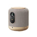 FORMOVIE V10 True 4K projector with wood grain top, soft fabric, and metal finish.
