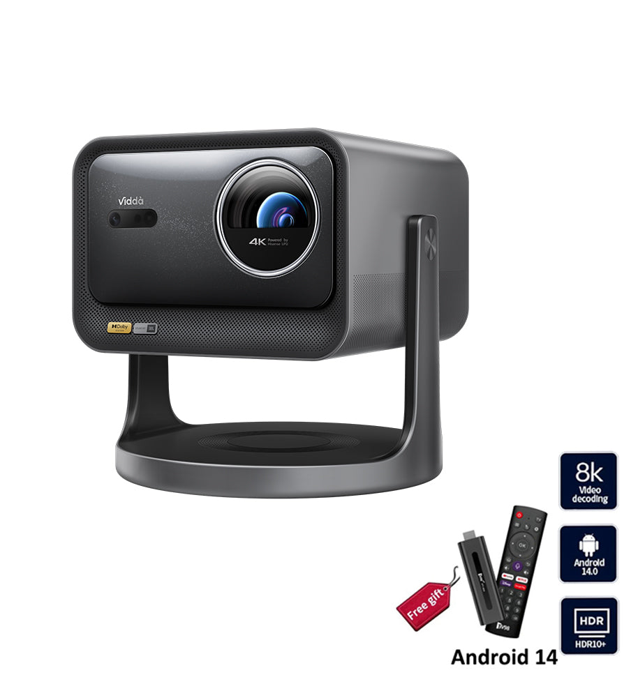 Vidda C3 pro Tri-color Laser Projector 4k Projector 2800CIVA Lumens With Dolby Vision IMAX Enhanced