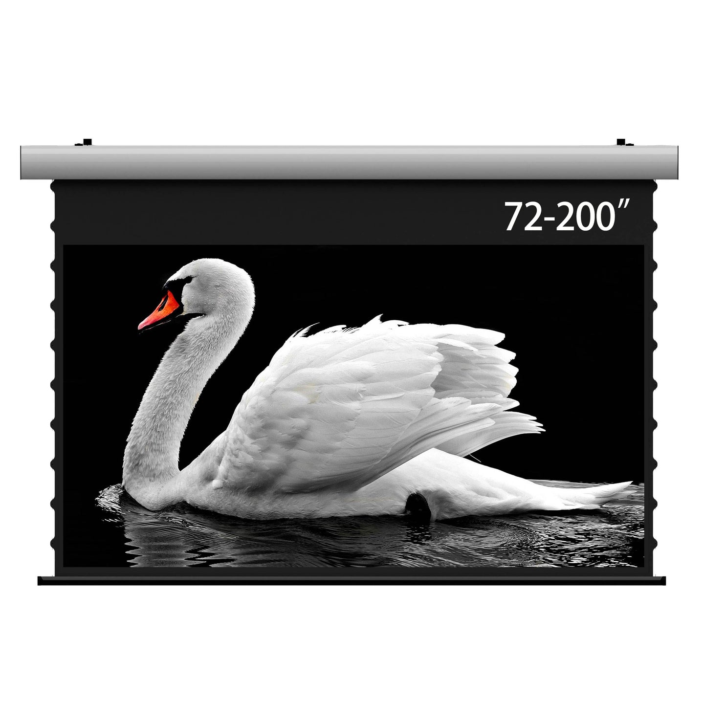 72-200" WUPRO Cinema FlowArc   Luxury smart electric drop down projector screen