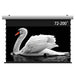 72-200" WUPRO Cinema FlowArc   Luxury smart electric drop down projector screen