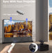 WUPRO Cinema LeApex Smart Floor Rising Screen with USB Trigger for One-Touch Start and Projector Sync