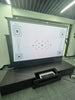 WUPRO Cinema Rock Panel Customisable Laser TV Cabinet for UST Projector in Black and Gold WUPRO Cinema LeApex CBSP Electric Floor-Rising Screen Actual Photo