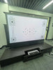 WUPRO Cinema Rock Panel Customisable Laser TV Cabinet for UST Projector in Black and Gold WUPRO Cinema LeApex CBSP Electric Floor-Rising Screen Actual Photo
