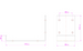 WUPRO LeApex CBSP ALR CLR Floor rising screen Wall Mounting: Install wall mount accessories size