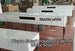 WUPRO Cinema Rock Panel Customisable Laser TV Cabinet for UST Projector Marble White Factory Actual Shot