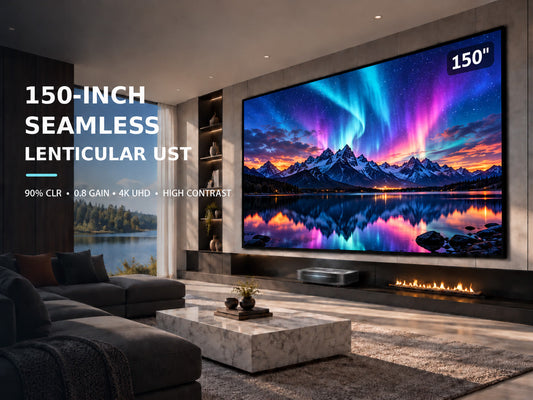 150-Inch Seamless UST Projector Screen: Everything You Need to Know Before Buying