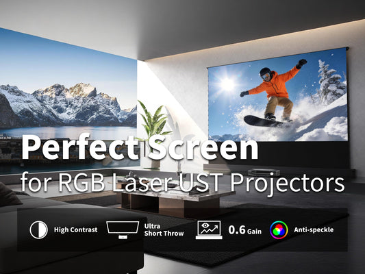 Why CBSP Screens Are the Ideal Choice for AWOL Vision Aetherion Max and Other RGB Laser UST Projectors？