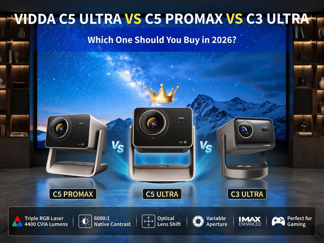Vidda C5 Ultra vs C5 Pro Max vs C3 Ultra: Complete Comparison & Buying Guide