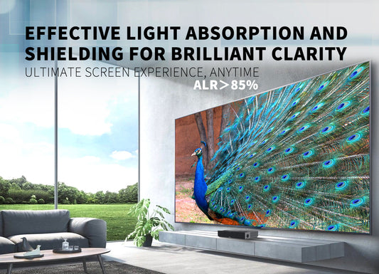 ALR Screen and UST Projector Combo vs 4K TV SHOOTOUT
