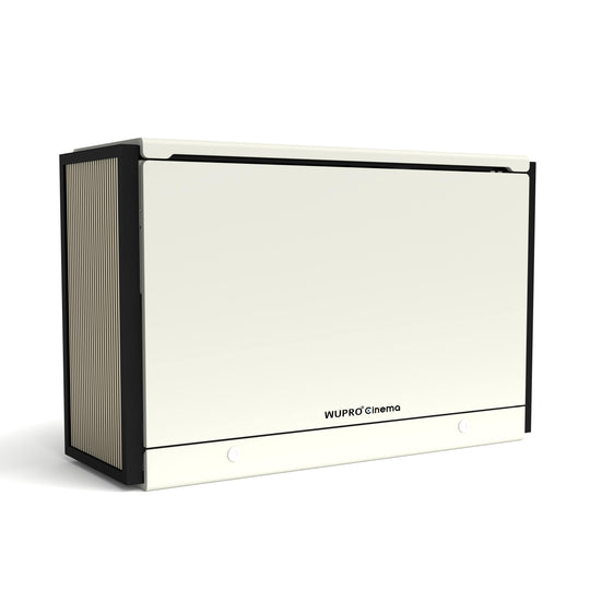 WUPRO Cinema C1 Nano Compact Smart Flip Laser TV Cabinet For UST Projector -Pearl White