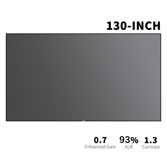 130inch Seamless Giant ALR/CLR Screen 0.7 Gain, 93%ALR,1.3Contrast