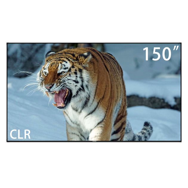 150inch True Seamless WUPRO Cinema Gallery Evo Black Lenticular CLR Fixed Frame screen