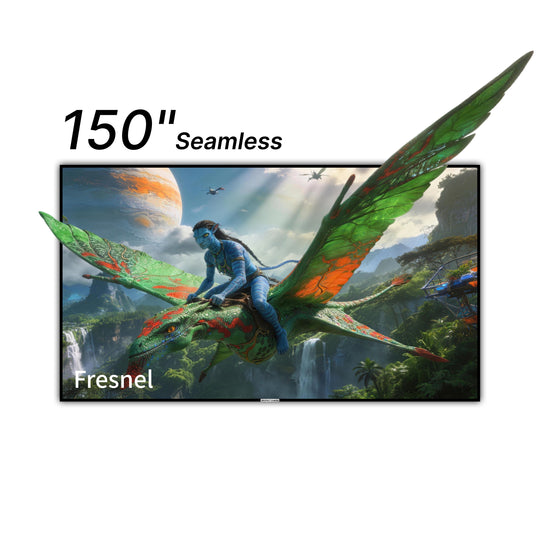 150inch seamless WUPRO Peacock Evo Fresnel ALR UST fixed frame projector screen (2026)