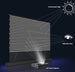 150inch WUPRO Cinema Lenticular ALR CLR Smart Motorized Tension Floor Rising Screen Anti-light structure and principle
