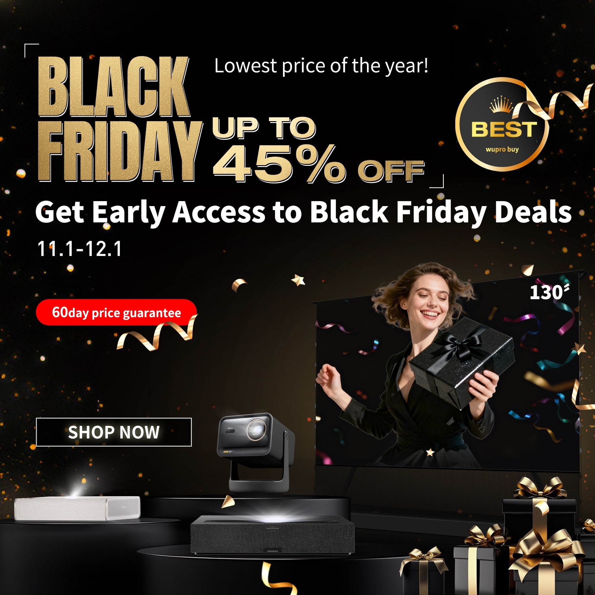 WUPROBUY 2025 Black Friday Sale – Lowest Prices of the Year, Save Up to 50% (Nov 1–Dec 1)