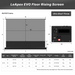 WUPRO LeApex EVO CBSP  Dimensions Diagram – CLR ALR UST Floor Rising Projector Screen Specifications