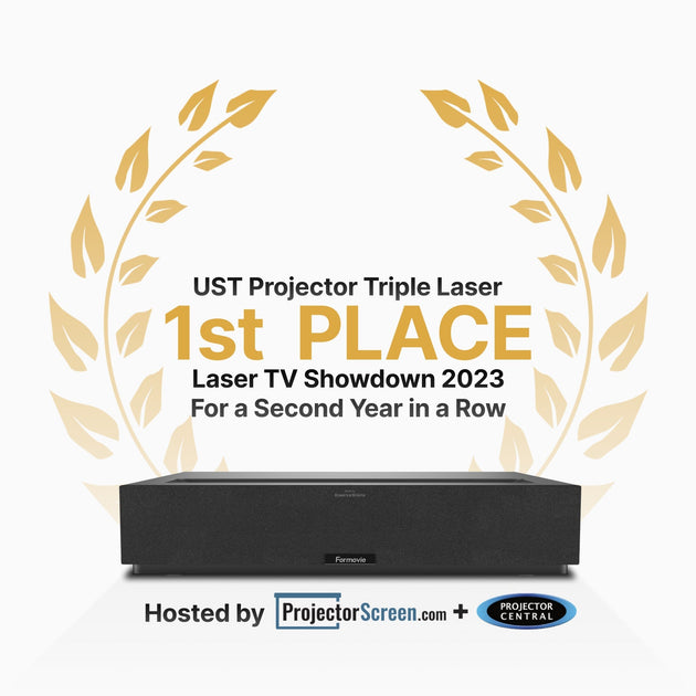 Best UST Laser 4K projector :FORMOVIE THEATER UST Projector Triple Laser 1st PLACE Laser TV Showdown 2023 For a Second Year in a Row