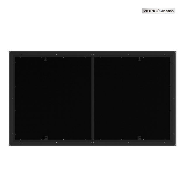 Details of the rear frame of the Wupro Cinema Gallery Evo CBSP fixed frame projection screen