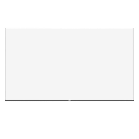 WUPRO Ciinema gallery soft matte white fixed frame screen