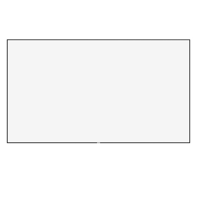 WUPRO Ciinema gallery soft matte white fixed frame screen