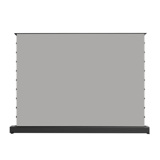 WUPRO Cinema gray soft Motorized Tension Floor Rising Projector Screen For Long Throw And UST Projector