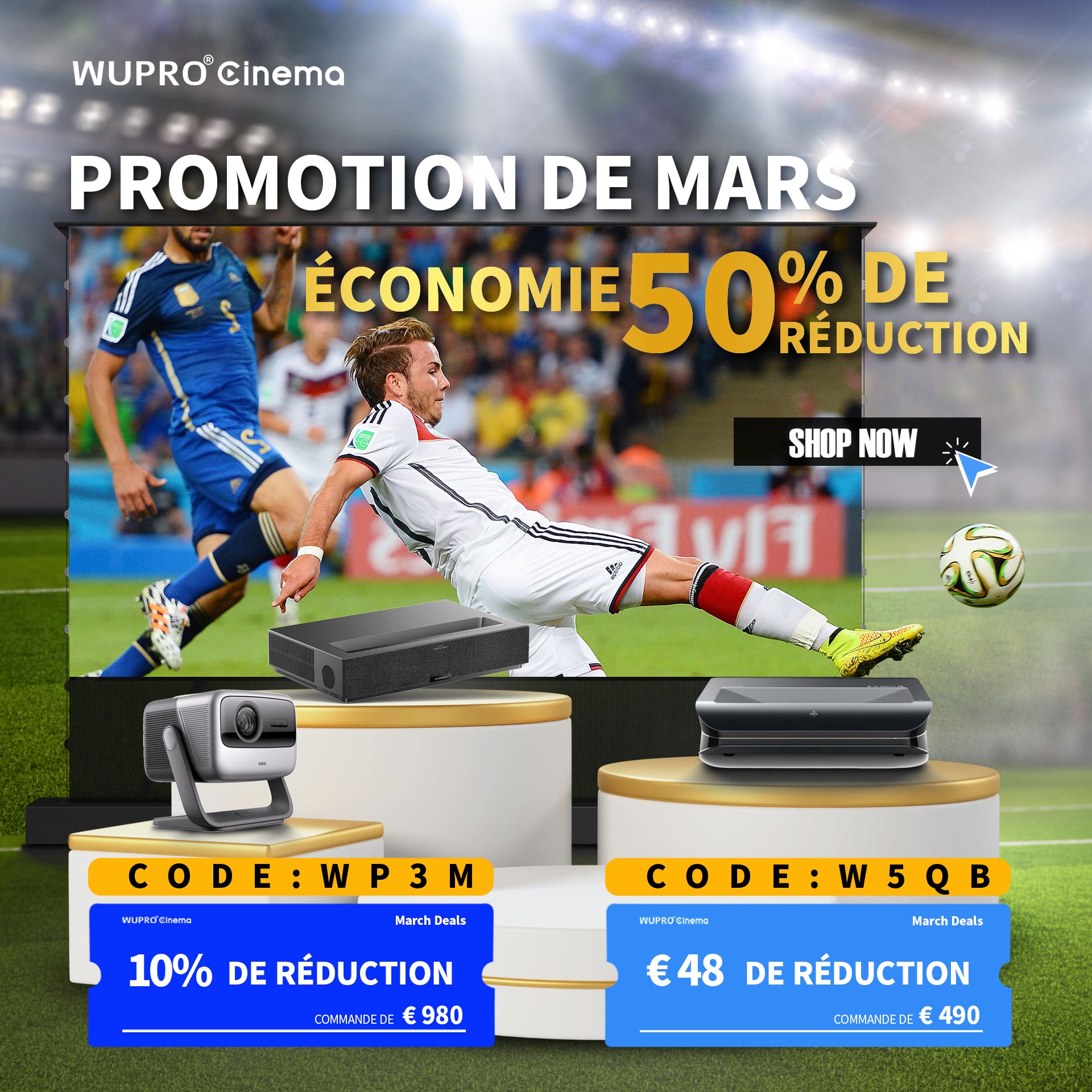 WUPRO BUY March Sale Economisez jusqu'à 50%. Économisez 10 % supplémentaires sur les achats de plus de 980 € avec le code de réduction.