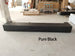 WUPROBUY Customisable Stone-Finish Laser TV Cabinet Pure Black Edition Actual Product Photography 3.2m