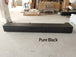 WUPROBUY Customisable Stone-Finish Laser TV Cabinet Pure Black Edition Actual Product Photography 3.2m