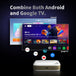 WUPRO Cinema G3 triple laser mini UST projector Triple laser technology Dual System Compatibility&nbsp;
Seamlessly integrates with Android OS and Google TV for flexible and intuitive access to your favourite apps and content.