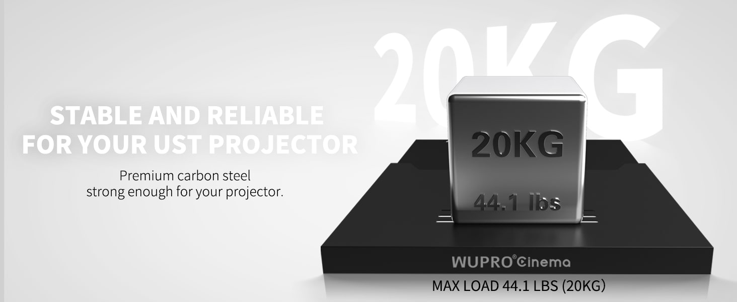 WUPRO Cinema WP7 Electric Smart Sliding Tray for UST Projector Maximum Loading 20KG