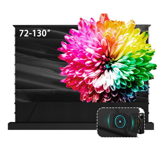 72-130" WUPRO Cinema LeApex CBSP Ultra contrast CLR ALR UST Electric Floor Rising Projector Screen