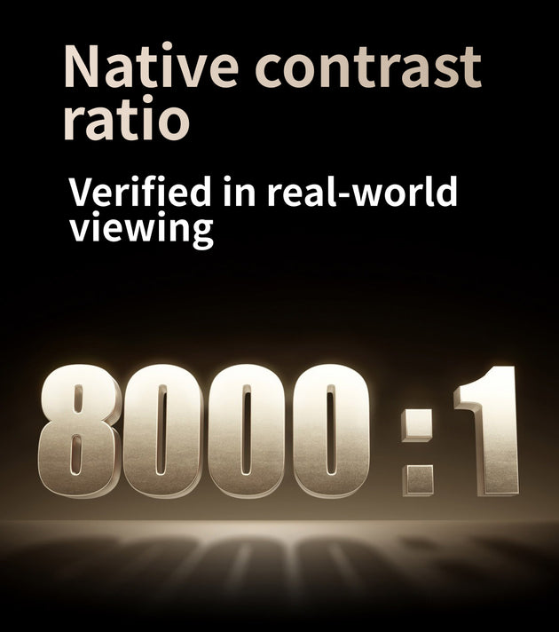 Vidda C5 Master 4K triple-laser projector, native 8000:1 contrast ratio