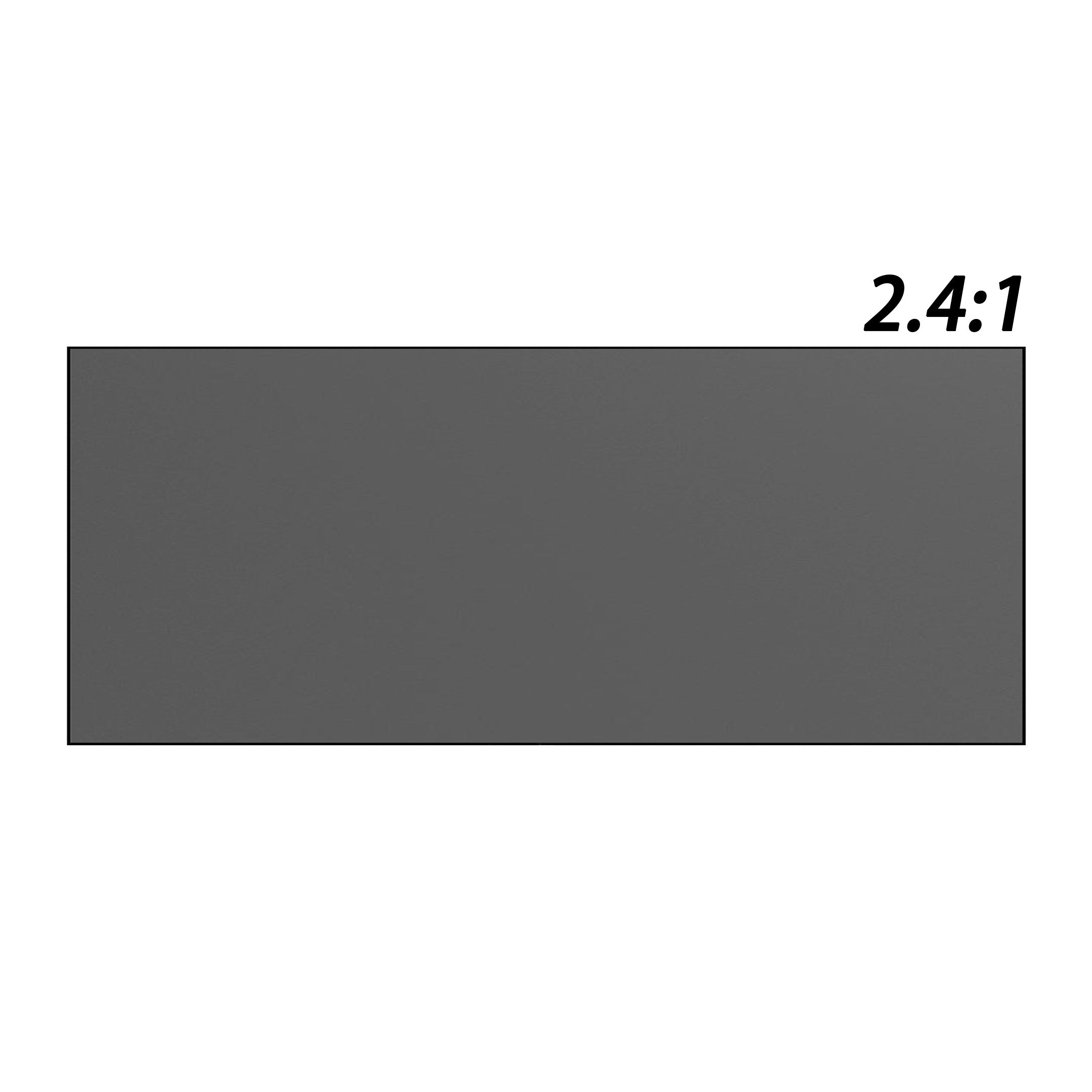 WUPRO Cinema Ultra Contrast Anti-Laser Speckle Lenticular CLR Projection Screen for Long Throw Projector, CinemaScope 2.35:1/2.39:1/2.4:1, up to 160-inch