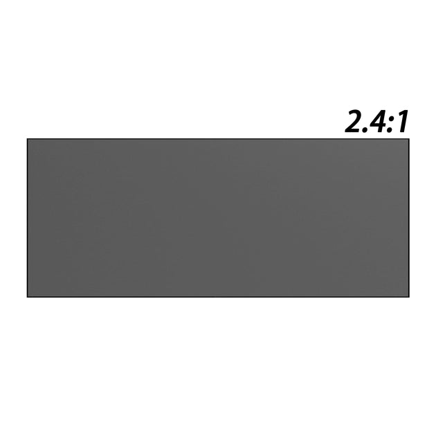 WUPRO Cinema Ultra Contrast Anti-Laser Speckle Lenticular CLR Projection Screen for Long Throw Projector, CinemaScope 2.35:1/2.39:1/2.4:1, up to 160-inch