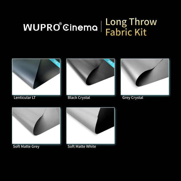 WUPROBUY- Wupro Screen Fabric Material Kit for Long-Throw Projectors