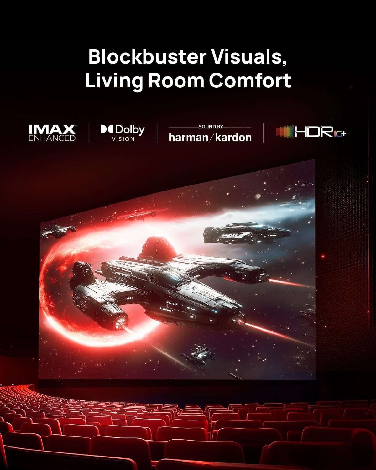 HORIZON 20 Max – IMAX-like home experience with immersive 4K visuals on a 26% larger screen
