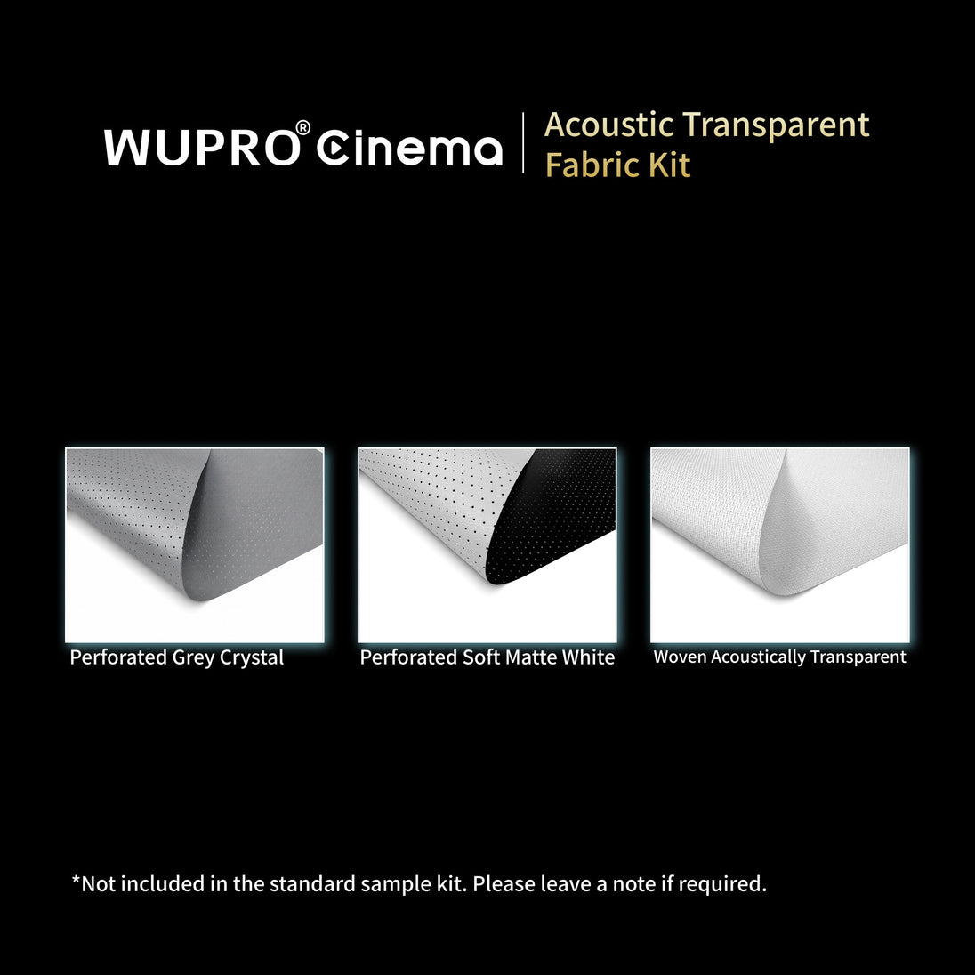WUPROBUY Wupro Acoustically Transparent Screen Fabric Kit