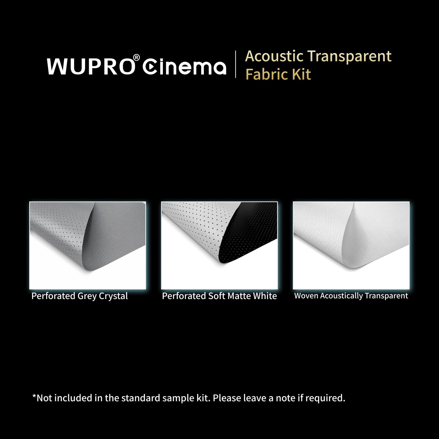 WUPROBUY Wupro Acoustically Transparent Screen Fabric Kit