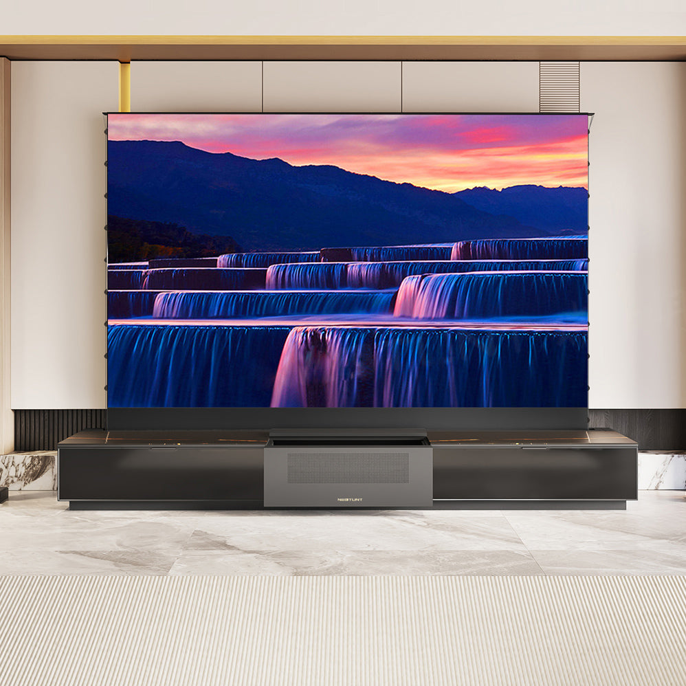 WUPRO X NECTUNT R20 INVISIBLE CINEMA Luxury Laser TV Cabinet front