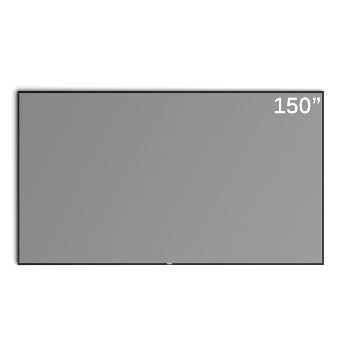 150" Seamless WUPRO Peacock EVO Fresnel ALR UST Fixed Frame Screen – Front View (Projection Off)