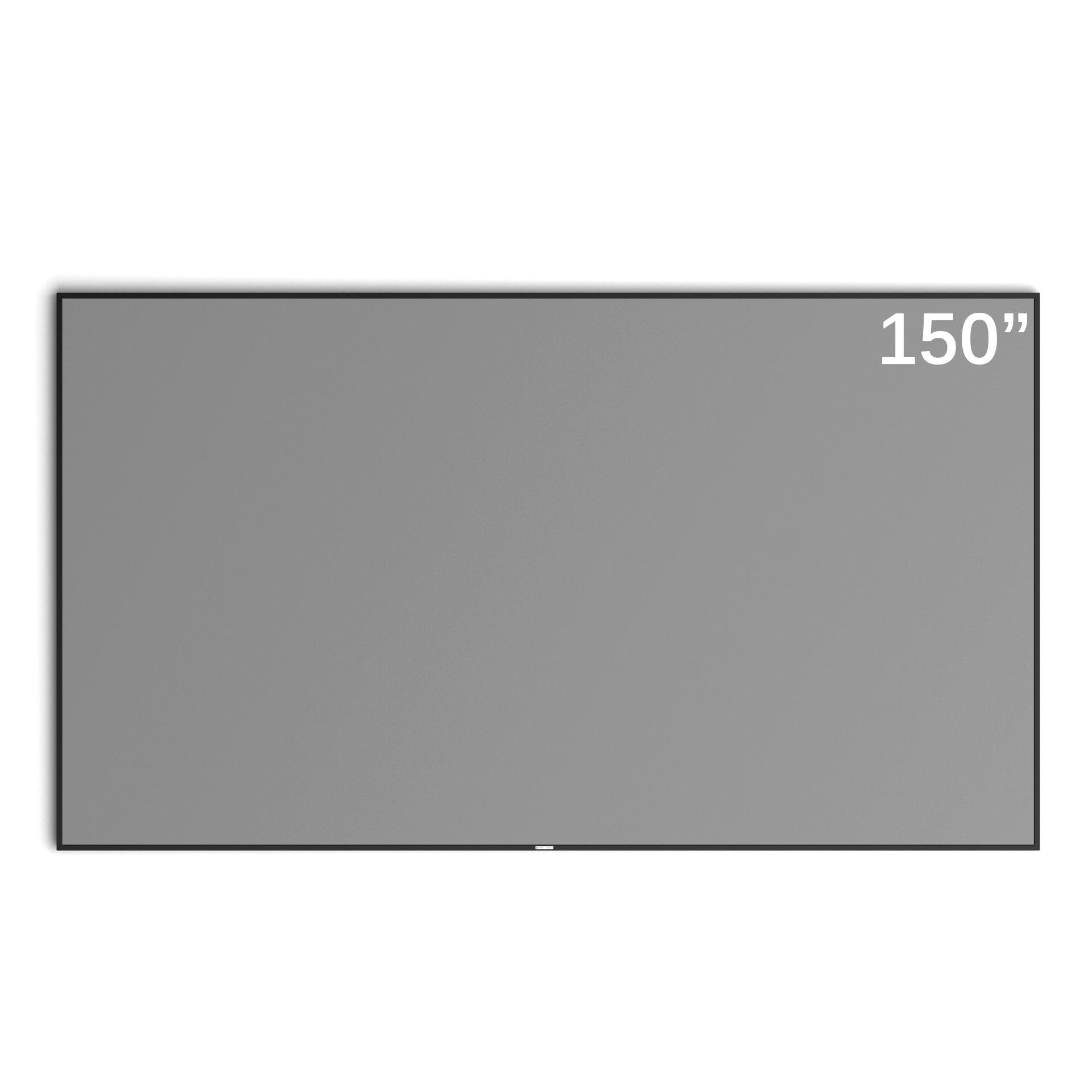 150" Seamless WUPRO Peacock EVO Fresnel ALR UST Fixed Frame Screen – Front View (Projection Off)