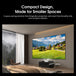 WUPRO Adjustable Smart Compact Laser TV Cabinet – Compact Space-Saving Design