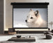 WUPRO Cinema FlowArc Luxury Smart Motorized Drop Down Projector Screen For Long Throw Projector Multiple application scenarios
