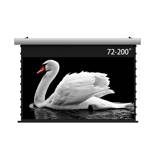 72-200" WUPRO Cinema FlowArc   Luxury smart electric drop down projector screen