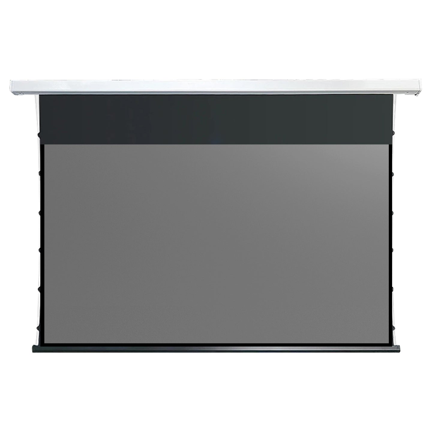 Wupro Cinema QuadraArc ALR Tensioned Smart Motorized Drop Down Projector Screen -Black crystal
